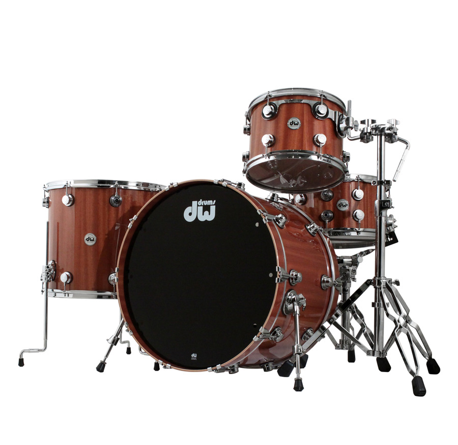 DW Jazz Series Cherry/Gum 12/14/20 3pc Kit Tiger Oyster 