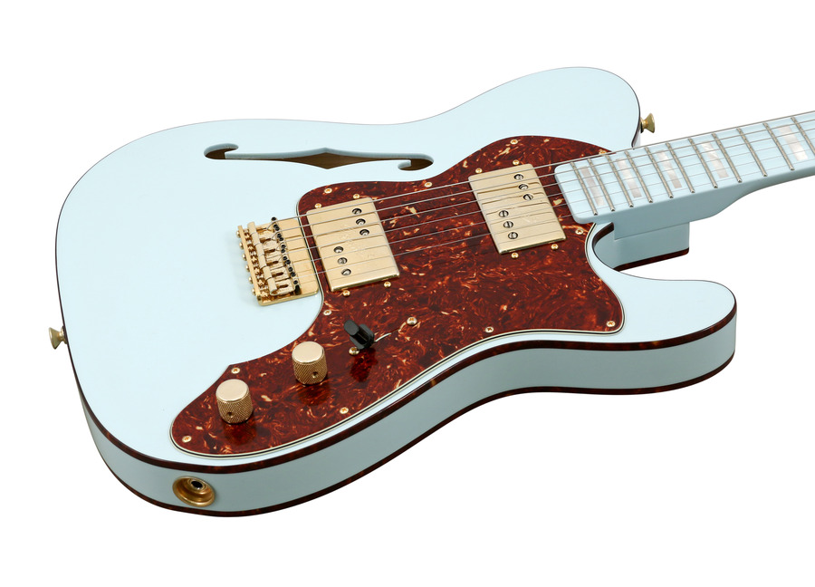 Fender Electric Guitar Custom Shop 72 Telecaster Thinline Sonic Blue