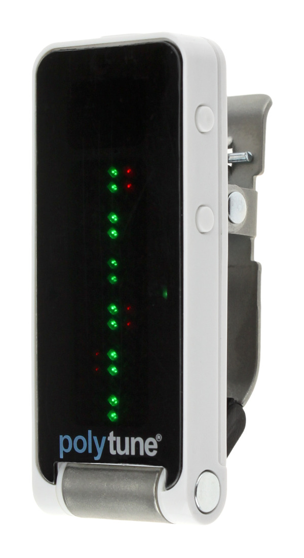 T.C. Electronic PolyTune Polyphonic ClipOn Tuner Rainbow Guitars