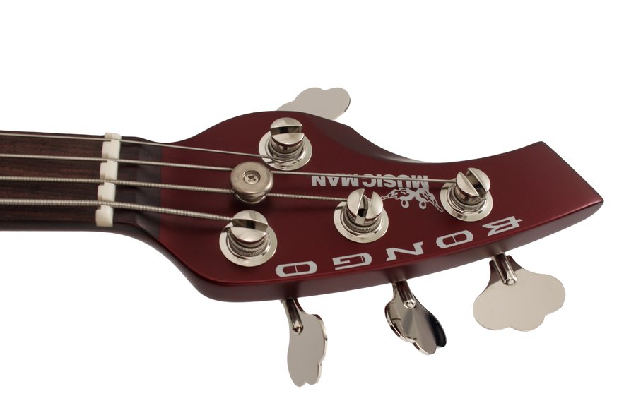 Ernie Ball Music Man Bongo 4 HH Lefty Candy Red