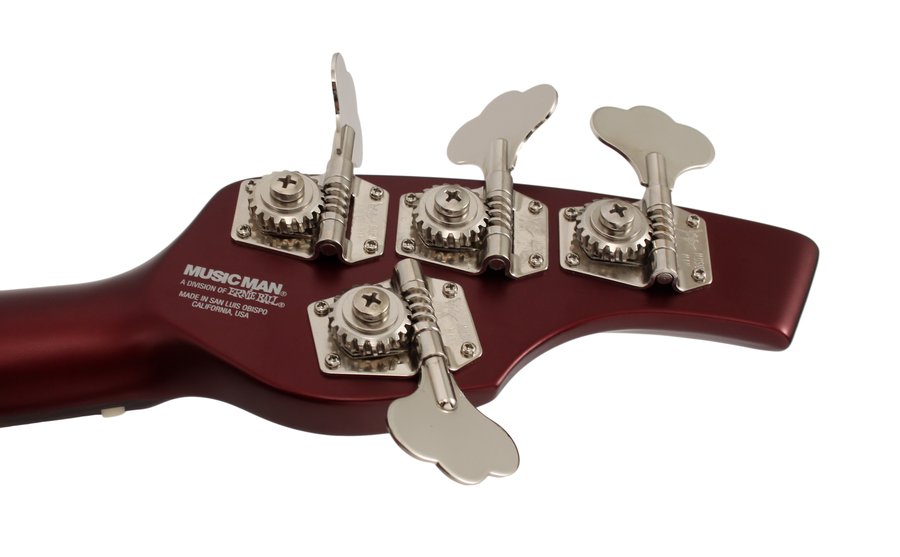 Ernie Ball Music Man Bongo 4 HH Lefty Candy Red