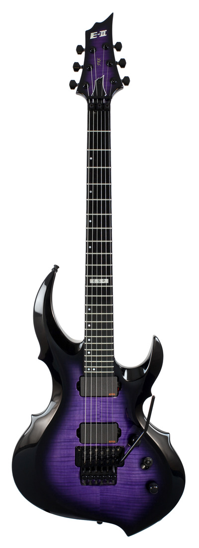 ESP Guitars E-II FRX Flamed Maple Reindeer Blue
