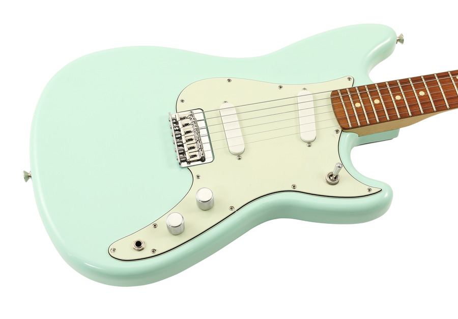 Fender Duo Sonic エレキギター サーフグリーン Fender Duo-Sonic - Surf Green w/ Pau Ferro Fingerboard