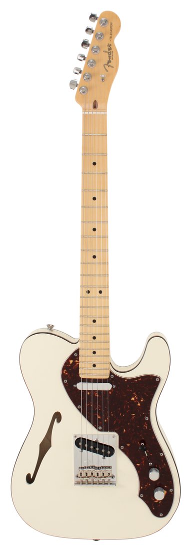 Fender Modern Telecaster Thinline Olypmpic White Tele