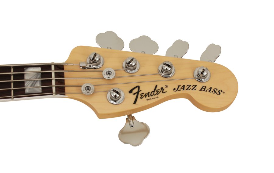 Fender American Deluxe Jazz V Bass Olympic White