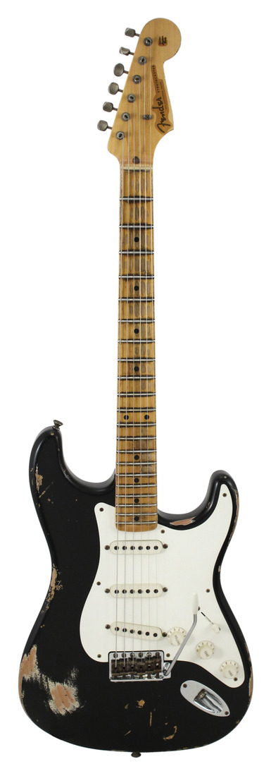 ❖CustomWierring Relic Black Stratocaster Fender Custom Shop Limited Edition 1956 Relic Stratocaster - Aged