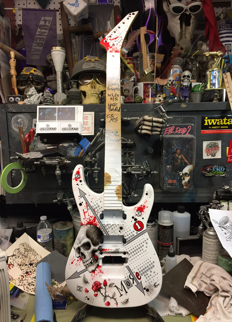 Jackson Custom Shop SL2H Polka Trash #1 Craig Fraser