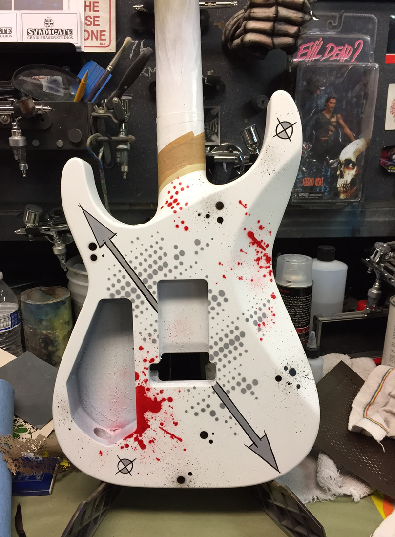 Jackson Custom Shop SL2H Polka Trash #1 Craig Fraser