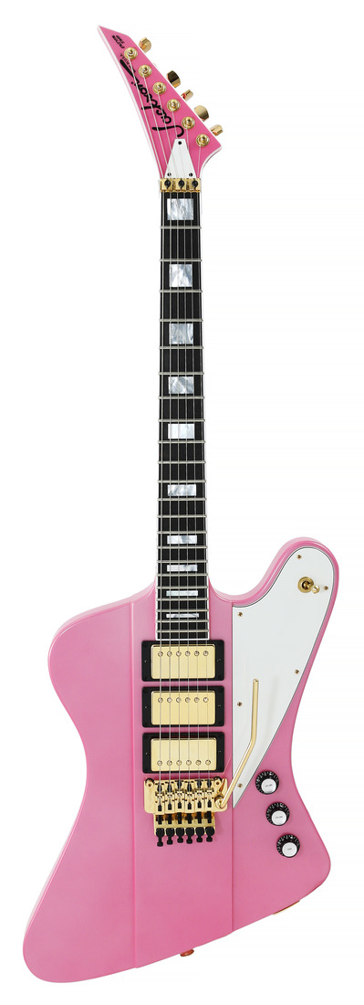 Jackson Custom Shop F-Bird Platinum Pink MB Mike Shannon and