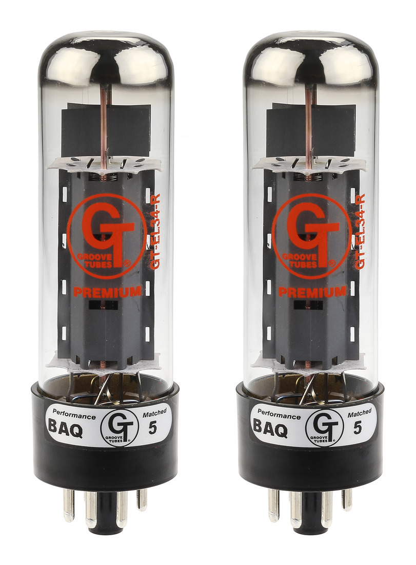 Groove Tubes GT-E34L-S Matched5 ペア 倉庫保管品 Fender Groove Tubes GT EL34-R Medium Duet