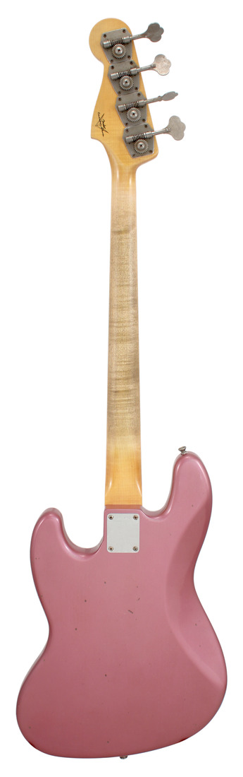 Fender 1960 Jazz Bass Journeyman Relic Burgundy Mist Metallic