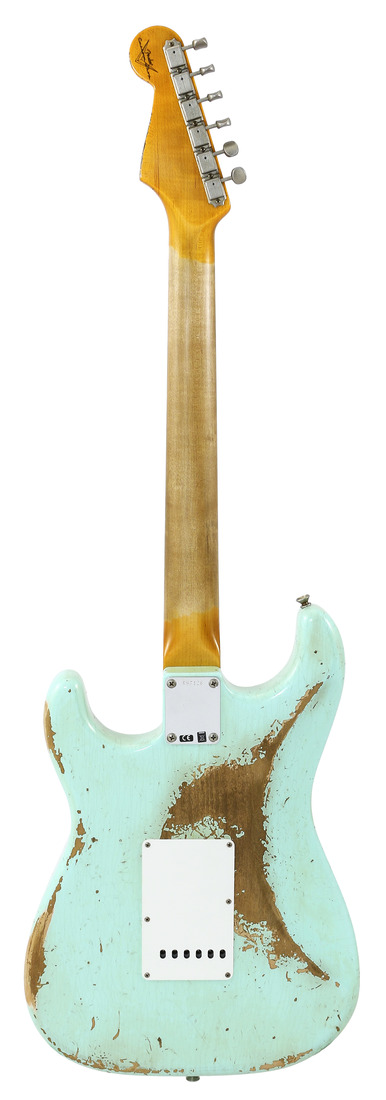Fender Custom Shop 1962 Stratocaster HSS Heavy Relic Surf Green