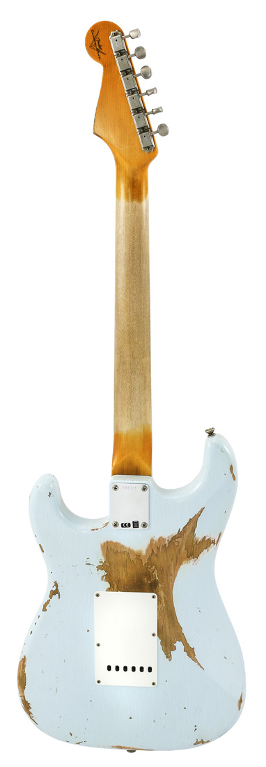 ★Custom HardRelic SonicBlue Stratocaster Fender Custom Shop ZF Stratocaster Heavy Relic Sonic Blue