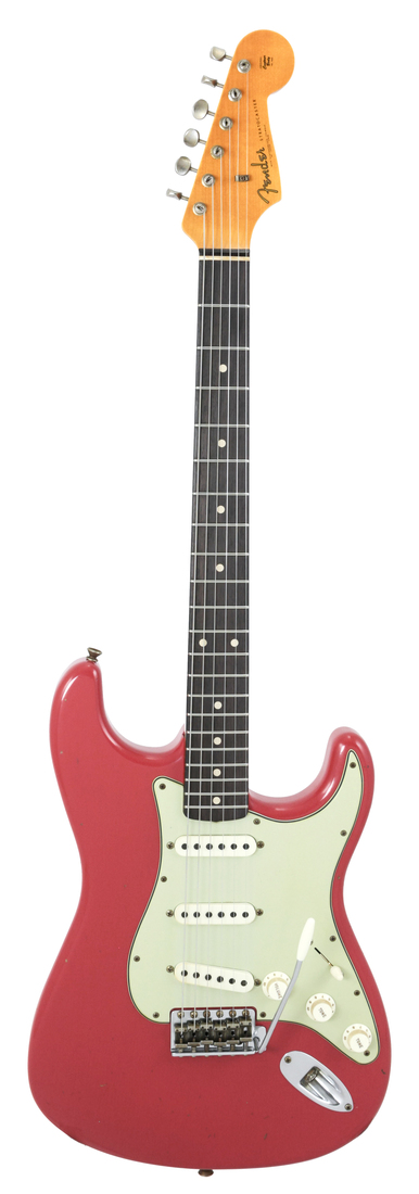 Fender Custom Shop 62/63 Stratocaster Journeyman Relic Aged Fiesta Red
