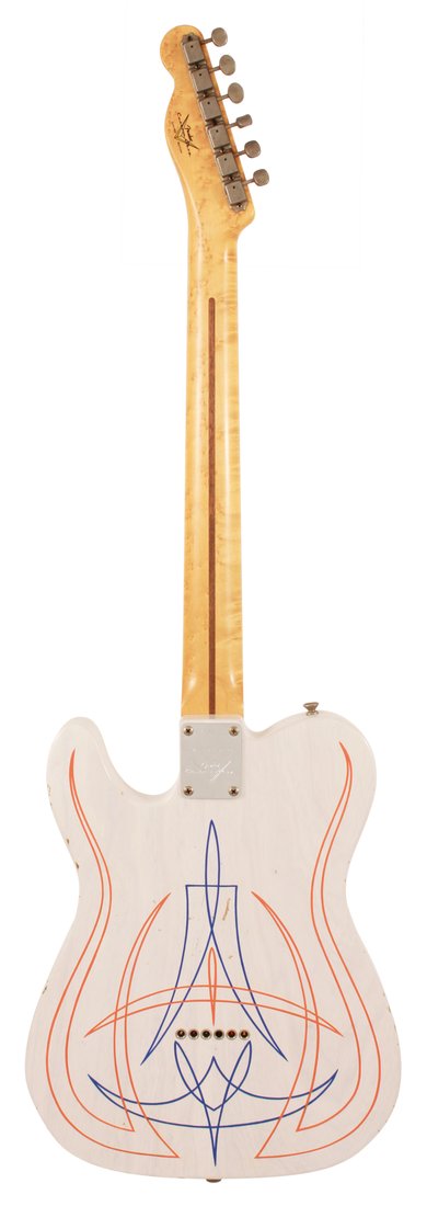 Fender Custom Shop Limited Pinstriped Esquire White Blonde 2012