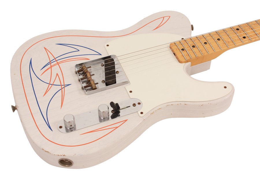 Fender Custom Shop Limited Pinstriped Esquire White Blonde 2012