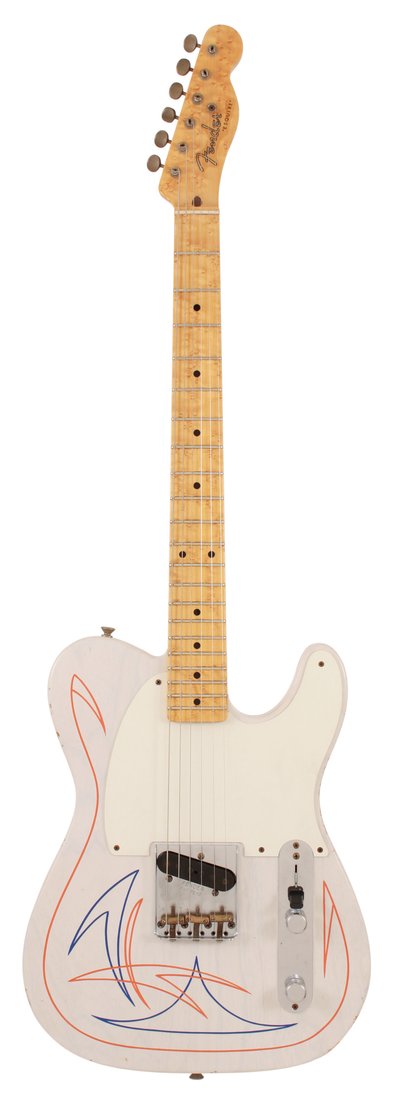 Fender Custom Shop Limited Pinstriped Esquire White Blonde 2012