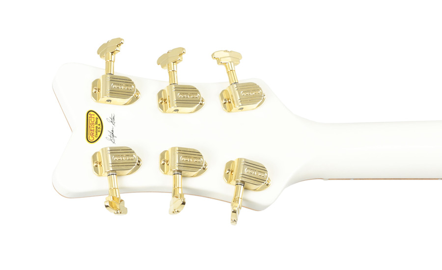 Gretsch Custom Shop Masterbuilt White Penguin Gold Sparkle Top