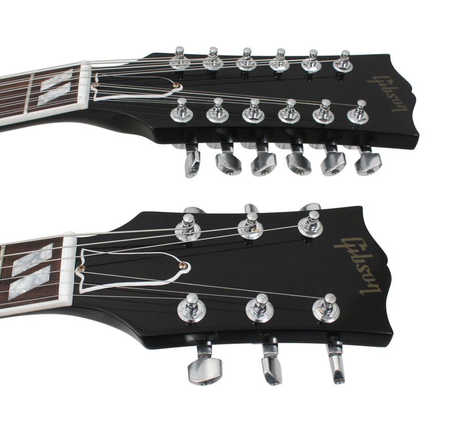 かっこ EXw2 EXソープ Gibson Custom Shop ES1275 Double Neck Ebony 