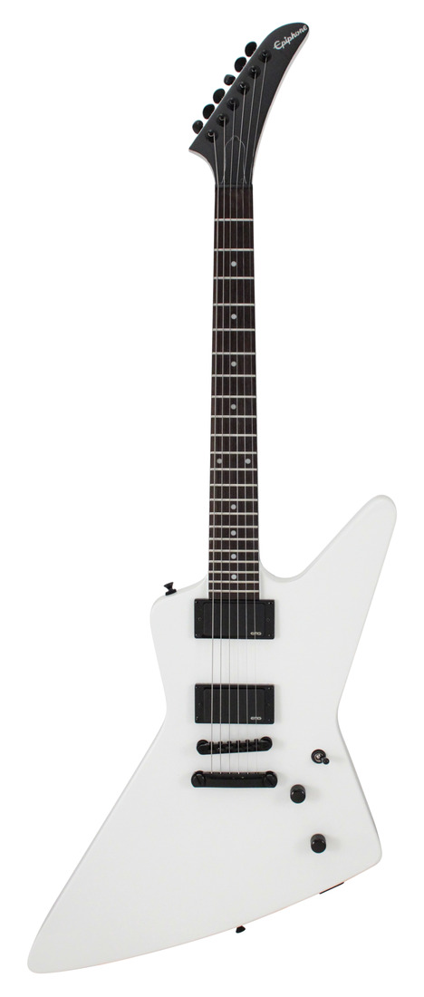美品 Epiphone Explorer Pro-1 エクスプローラー ホワイト Epiphone PRO-1 Explorer Performance Pack Alpine White | USA