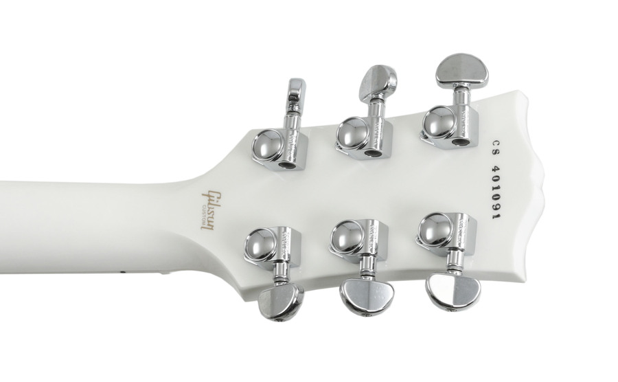 Gibson Custom Shop Les Paul Custom Alpine White Chrome Parts Super