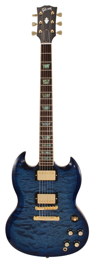 ギター Gibson Custom Shop SG Elegant Quilt Top 2008 Gibson Custom Shop SG Elegant Quilt Top Fire Mist
