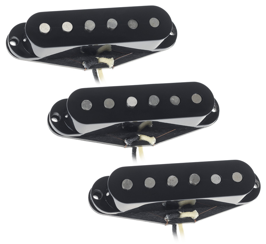 Klein Pickups 1959 Epic Series Stratocaster Pickup Set, Black