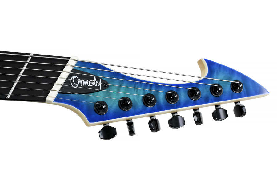 【未使用】Ormsby HYPE GTR 7 Aqua Burst エレキギター Amazon | ORMSBY (オームスビー) 7弦 エレキギター HYPE G7 STD