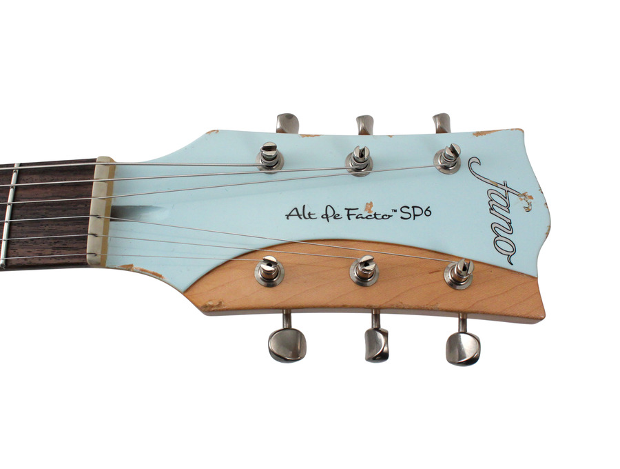 ギター Fano Omnis GF6 Sonic Blue Fano GF6 Omnis Semi-Hollow Sonic Blue – Guitar Brando