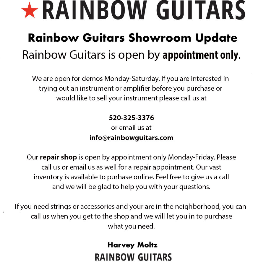 Custom Gibson & Fender Vintage Guitars & Musical Gear at Rainbow