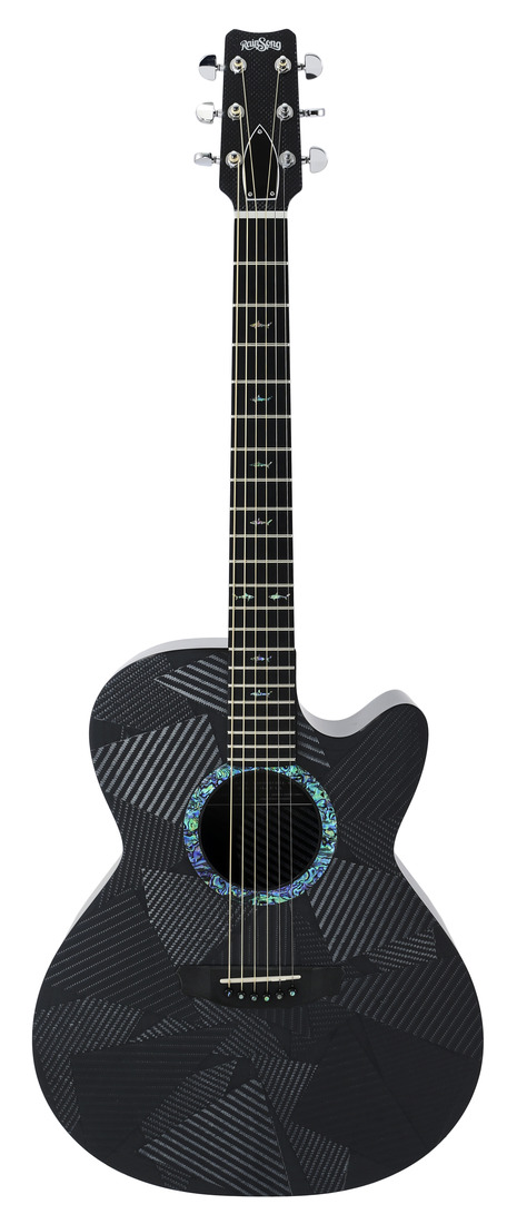Rainsong BI WS1000N2 Black Ice ハードケース付き RainSong Black Ice Series BI-WS1000N2 Graphite Acoustic-Electric