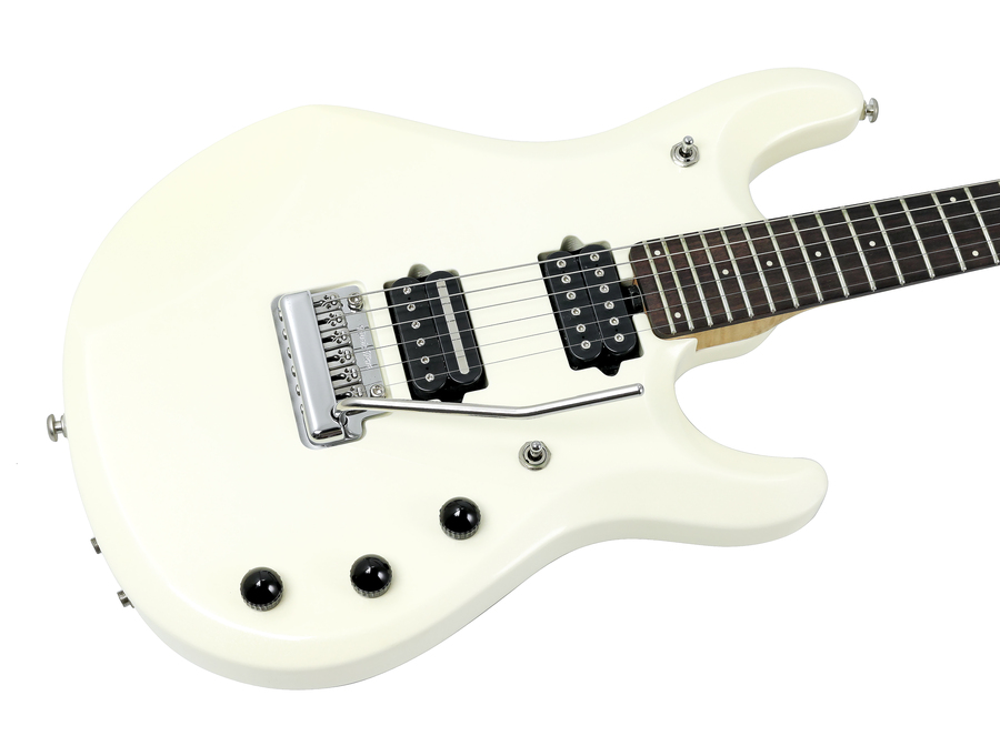 Pre-Owned Ernie Ball Music Man John Petrucci JP6 White Pearl