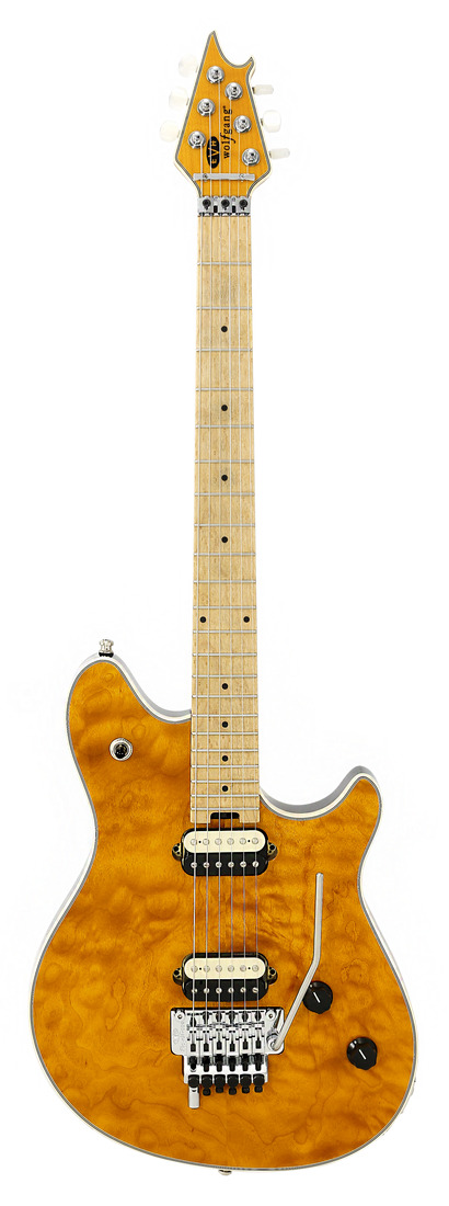 EVH Wolfgang USA Hardtail Electric Guitar Transparent Amber