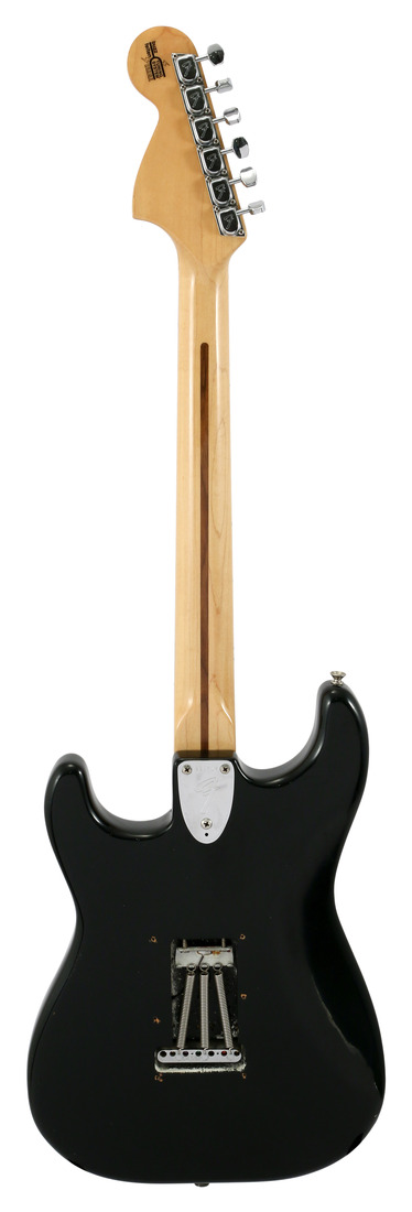 Pre-Owned Fender 1976 Stratocaster Black Schecter Electronics