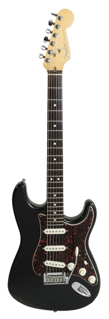 ギター Fender USA Stratocaster Blackie Fender American Standard Stratocaster Black 1997 – Chicago