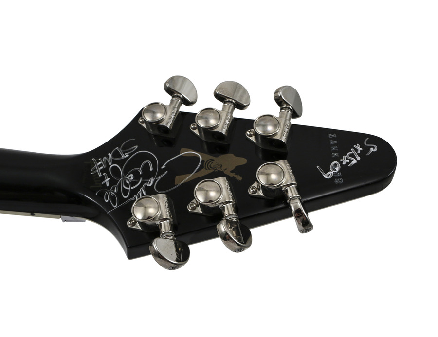 Pre-Owned Gibson Custom Shop Zakk Wylde Bullseye Flying V Signed 2009