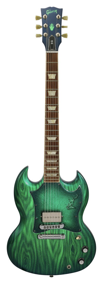 Pre-Owned Gibson Sg Special 1 Pickup Green Sparkle
